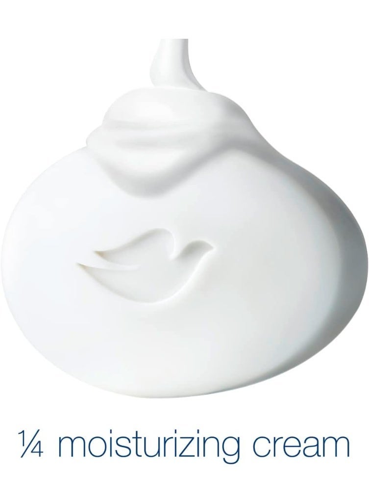 Dove صابون مرطب بار تركيبة مغذية لجميع أنواع البشرة، أصلي، مع ¼ كريم مرطب، 125 جرام (عبوة من 4) - Image 2